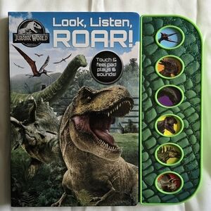 Jurassic World: Look, Listen, ROAR Sound Book by PI Kids